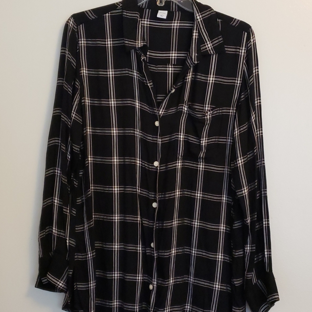 Old Navy striped button up